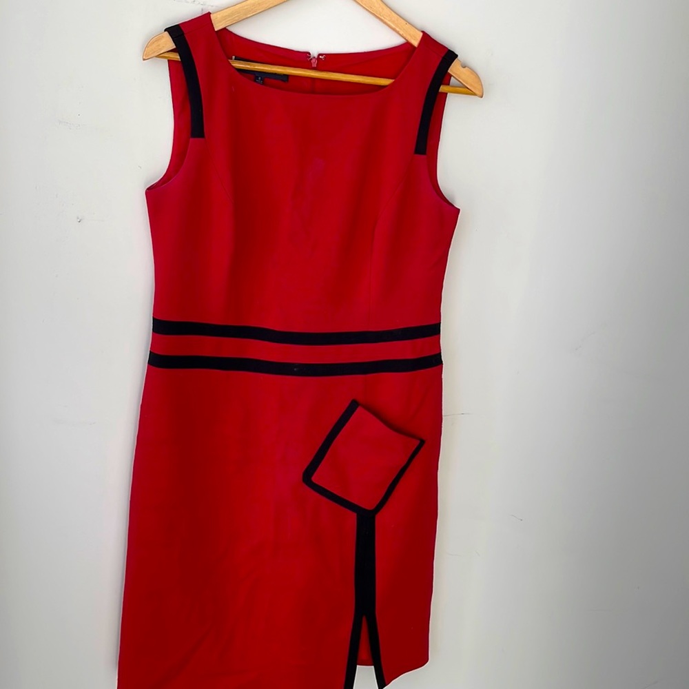 Beautiful red Anne Klein dress